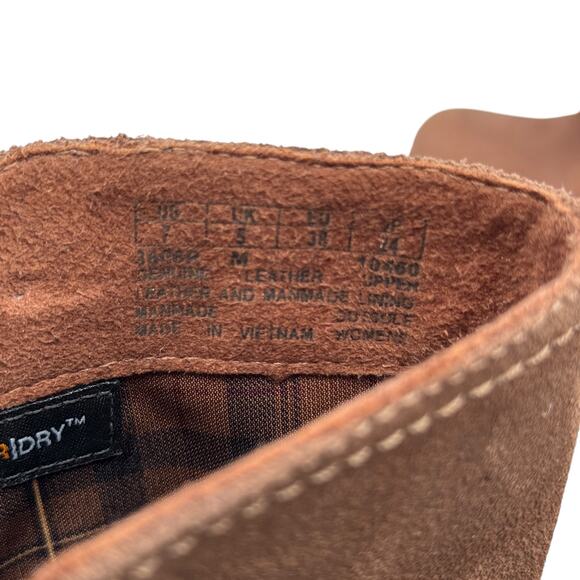 Timberland Earthkeepers Rudston Boots SZ 7 Mid Waterproof Women's Brown Pull On - Picture 8 of 11